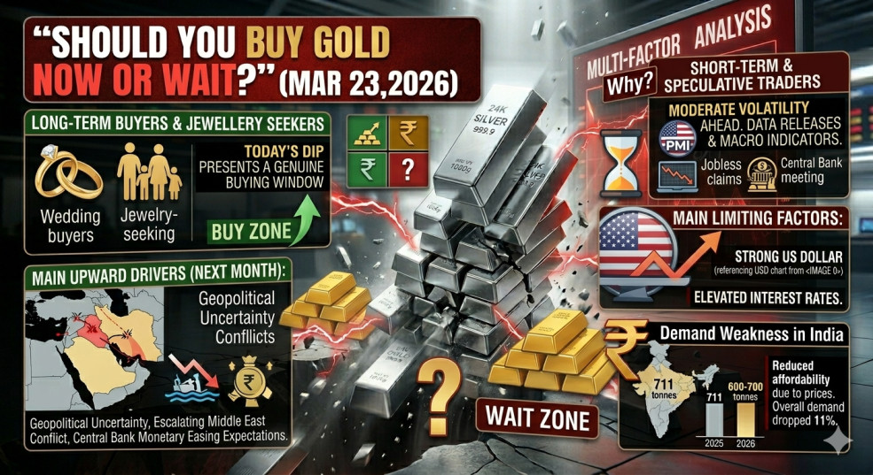 Should I buy gold today - gold price forecast March 2026 India