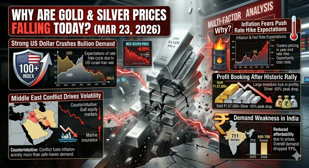 US Fed rate hike 2026 impact on gold price today India