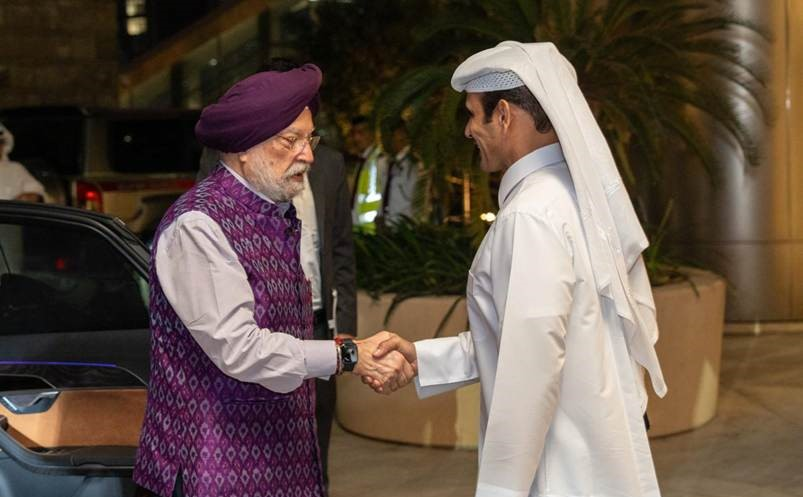 Hardeep Puri Qatar visit April 2026 India LNG energy security