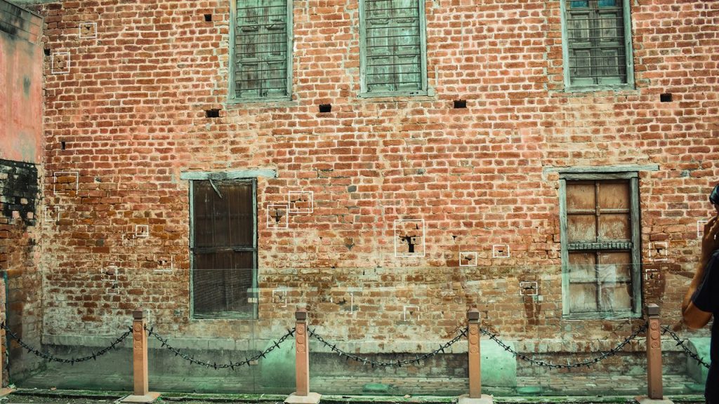 Jallianwala Bagh massacre bullet marks on wall Amritsar 1919